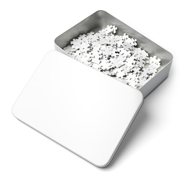 DESIGN YOUR OWN Jigsaw Puzzle (30, 110, 252, 500,1000-Piece), TIN case, personalized puzzle, custom puzzler personalized gift