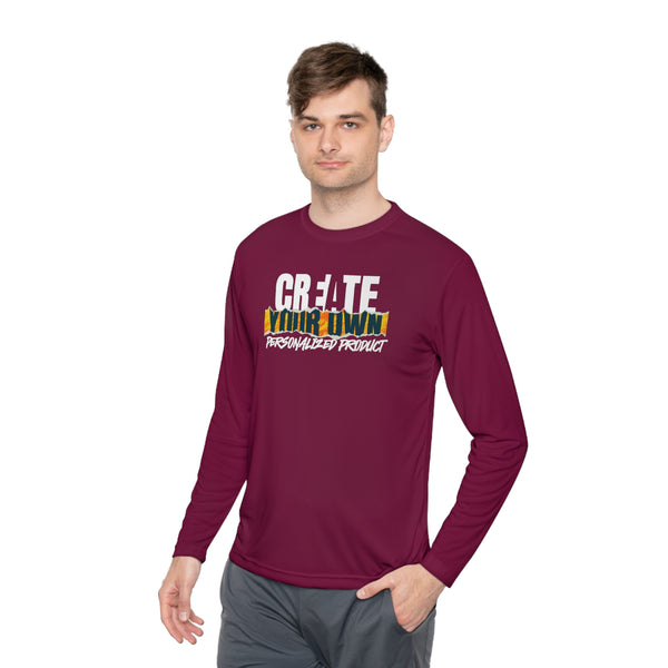 CREATE WITH MELANIE ROSE Unisex Lightweight Long Sleeve Tee, custom tee, personalized tee, custom t-shirt, personalized t-shirt