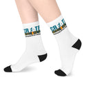 CREATE WITH MELANIE ROSE Mid-length Socks, custom socks, personalized socks