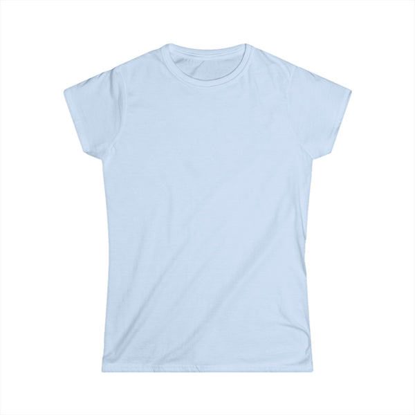 DESIGN YOUR OWN Women's Softstyle Tee, custom tee, fitted tee, personalized tee, personalized t-shirt