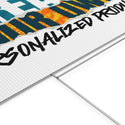 CREATE WITH MELANIE ROSE Plastic Yard Sign, custom yard sign, personalized yard sign