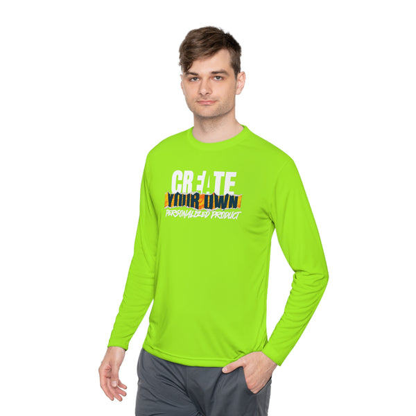 CREATE WITH MELANIE ROSE Unisex Lightweight Long Sleeve Tee, custom tee, personalized tee, custom t-shirt, personalized t-shirt