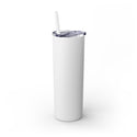 DESIGN YOUR OWN Skinny Tumbler with Straw, 20oz, drinkware, custom cup, home gifts