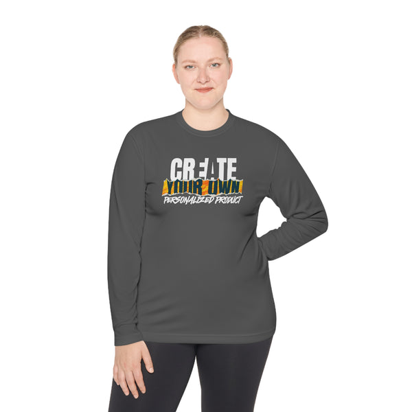 CREATE WITH MELANIE ROSE Unisex Lightweight Long Sleeve Tee, custom tee, personalized tee, custom t-shirt, personalized t-shirt