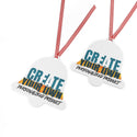 CREATE WITH MELANIE ROSE Metal Ornaments, christmas ornament, holiday ornament, custom ornament, personalized ornament