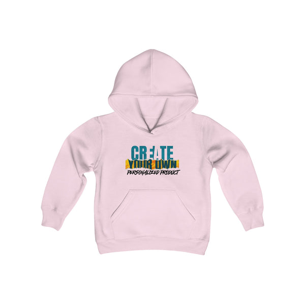 CREATE WITH MELANIE ROSE Youth Heavy Blend Hooded Sweatshirt, Custom hoodie, personalized hoodie