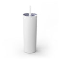 DESIGN YOUR OWN Skinny Tumbler with Straw, 20oz, drinkware, custom cup, home gifts