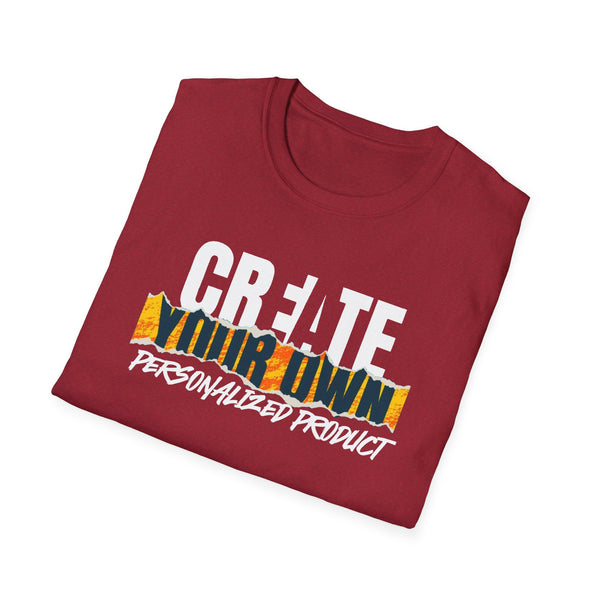 CREATE WITH MELANIE ROSE Unisex Softstyle T-Shirt, custom tee, personalized t-shirt, custom t-shirt, personalized tee