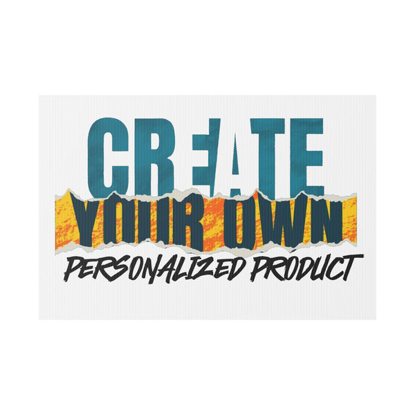 CREATE WITH MELANIE ROSE Plastic Yard Sign, custom yard sign, personalized yard sign