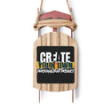 CREATE WITH MELANIE ROSE Sled Ornaments, custom ornaments, holiday ornaments, personalized ornaments, Christmas