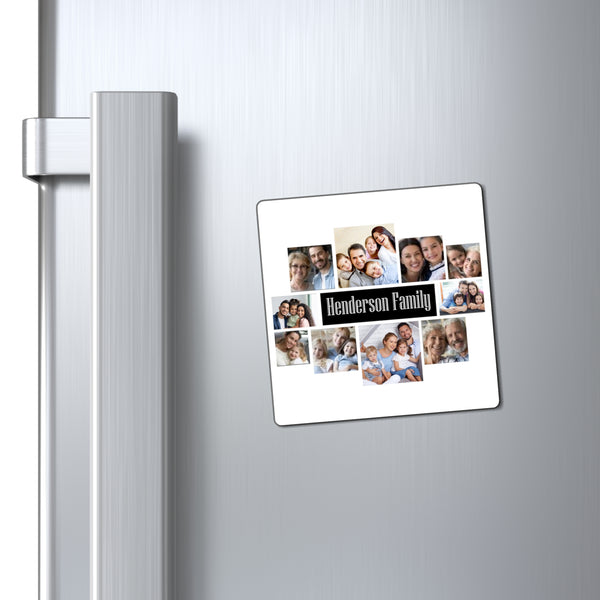 Family Collage Magnets, custom magnets, refriderator magnet, kitchen magnets, kitchen, home gifts
