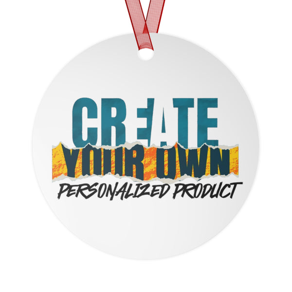 CREATE WITH MELANIE ROSE Metal Ornaments, christmas ornament, holiday ornament, custom ornament, personalized ornament
