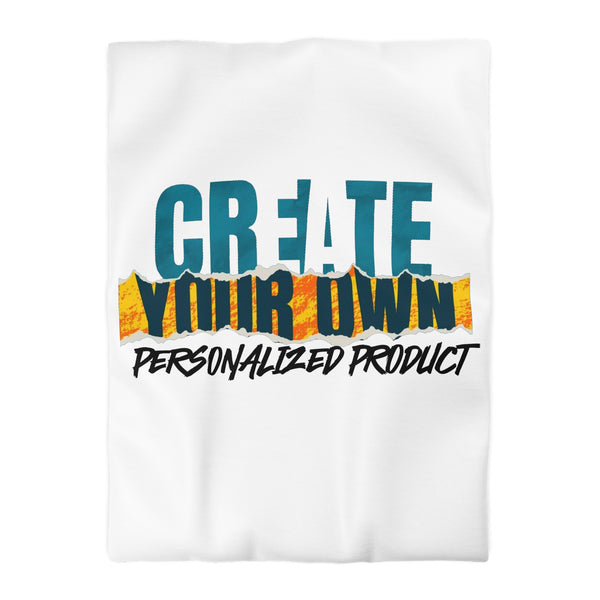 CREATE WITH MELANIE ROSE Microfiber Duvet Cover, custom blanket, custom duvet, personalized blanket, personalized gift