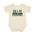 CREATE WITH MELANIE ROSE Infant Baby Rib Bodysuit, custom onesie, personalized onesie, custom baby, personalized baby