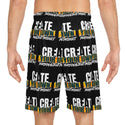CREATE WITH MELANIE ROSE Basketball Shorts (AOP), custom shorts, personalized shorts, mens shorts