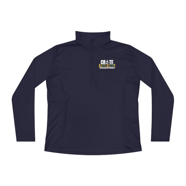 CREATE YOUR OWN Ladies Quarter-Zip Pullover, custom pullover, personalized pullover