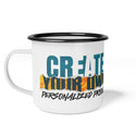 CREATE WITH MELANIE ROSE Enamel Camp Cup, drinkware, camping mug, custom mug, home gifts