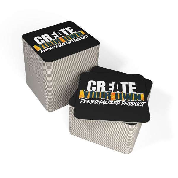 CREATE WITH MELANIE ROSE Coasters (50, 100 pcs), custom coasters, personalized coasters