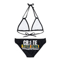 CREATE WITH MELANIE ROSE Strappy Bikini Set (AOP), custom swimsuit, custom bikini, personalized bathing suit