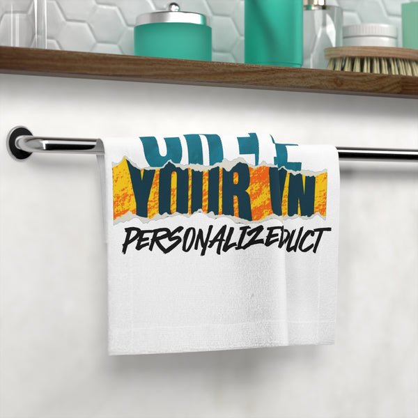 CREATE WITH MELANIE ROSE Face Towel, bathroom towel, custom towel, personalized decor, personalized towel, personalized gift