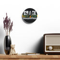 CREATE WITH MELANIE ROSE Acrylic Wall Clock, custom clock, personalized clock, wall art, personalized gift
