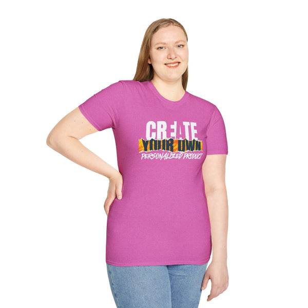 CREATE WITH MELANIE ROSE Unisex Softstyle T-Shirt, custom tee, personalized t-shirt, custom t-shirt, personalized tee