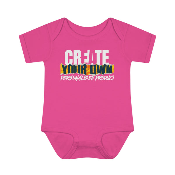 CREATE WITH MELANIE ROSE Infant Baby Rib Bodysuit, custom onesie, personalized onesie, custom baby, personalized baby
