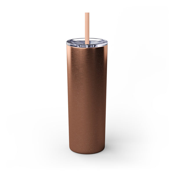 DESIGN YOUR OWN Skinny Tumbler with Straw, 20oz, drinkware, custom cup, home gifts