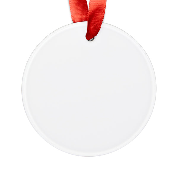 DESIGN YOUR OWN Acrylic Ornament with Ribbon, custom ornament, personalized ornament, holiday, Christmas ornament