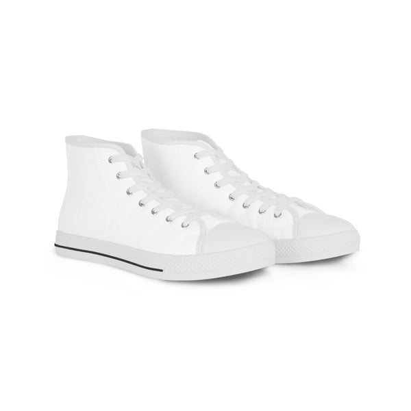 DESIGN YOUR OWN Men's High Top Sneakers, custom shoes, personalized shoes, personalized sneakers