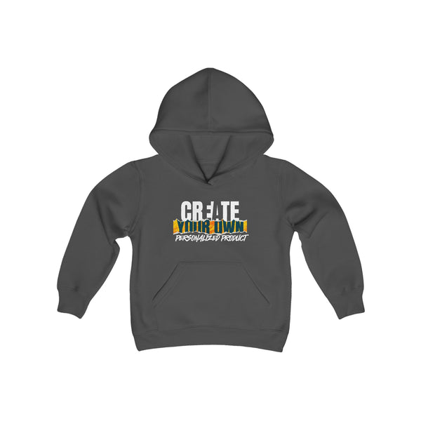 CREATE WITH MELANIE ROSE Youth Heavy Blend Hooded Sweatshirt, Custom hoodie, personalized hoodie