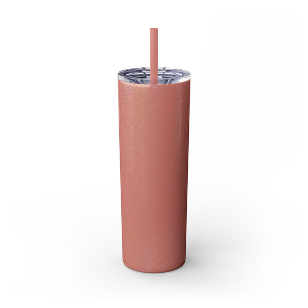 DESIGN YOUR OWN Skinny Tumbler with Straw, 20oz, drinkware, custom cup, home gifts