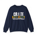 CREATE WITH MELANIE ROSE Unisex Heavy Blend™ Crewneck Sweatshirt, custom sweatshirt, personalized sweatshirt