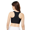 CREATE WITH MELANIE ROSE Fully Lined, Padded Sports Bra (AOP), custom color, custom bra, personalized bra