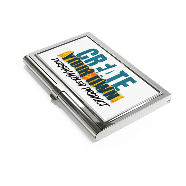 CREATE WITH MELANIE ROSE Business Card Holder, custom business card holder, personalized business card holder