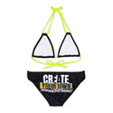 CREATE WITH MELANIE ROSE Strappy Bikini Set (AOP), custom swimsuit, custom bikini, personalized bathing suit