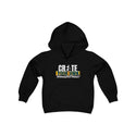 CREATE WITH MELANIE ROSE Youth Heavy Blend Hooded Sweatshirt, Custom hoodie, personalized hoodie