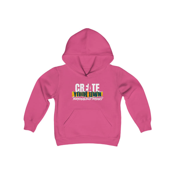 CREATE WITH MELANIE ROSE Youth Heavy Blend Hooded Sweatshirt, Custom hoodie, personalized hoodie