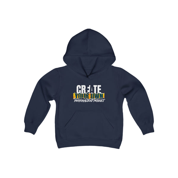 CREATE WITH MELANIE ROSE Youth Heavy Blend Hooded Sweatshirt, Custom hoodie, personalized hoodie