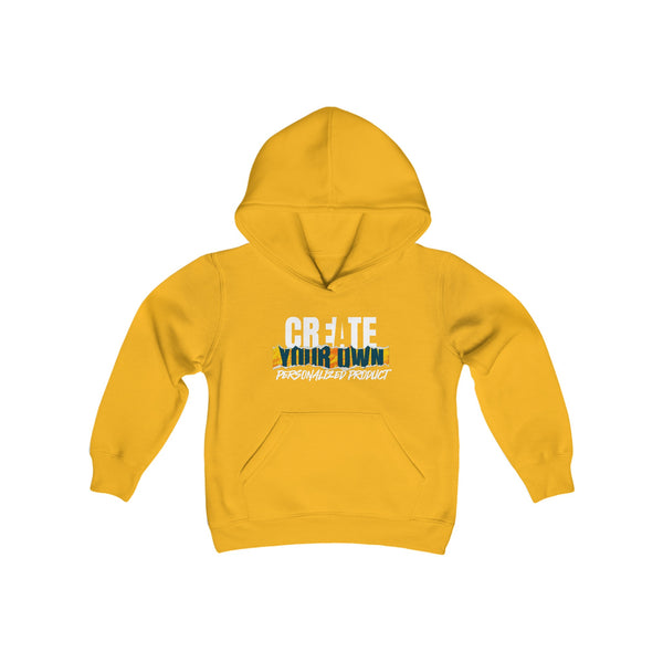 CREATE WITH MELANIE ROSE Youth Heavy Blend Hooded Sweatshirt, Custom hoodie, personalized hoodie