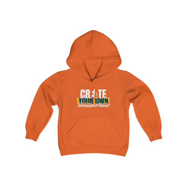 CREATE WITH MELANIE ROSE Youth Heavy Blend Hooded Sweatshirt, Custom hoodie, personalized hoodie