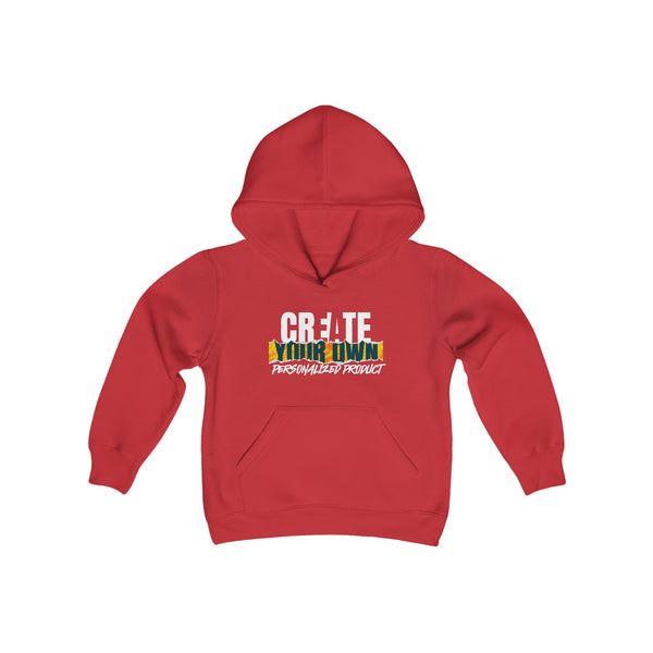 CREATE WITH MELANIE ROSE Youth Heavy Blend Hooded Sweatshirt, Custom hoodie, personalized hoodie