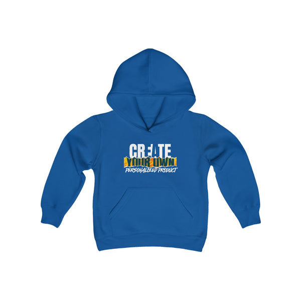 CREATE WITH MELANIE ROSE Youth Heavy Blend Hooded Sweatshirt, Custom hoodie, personalized hoodie