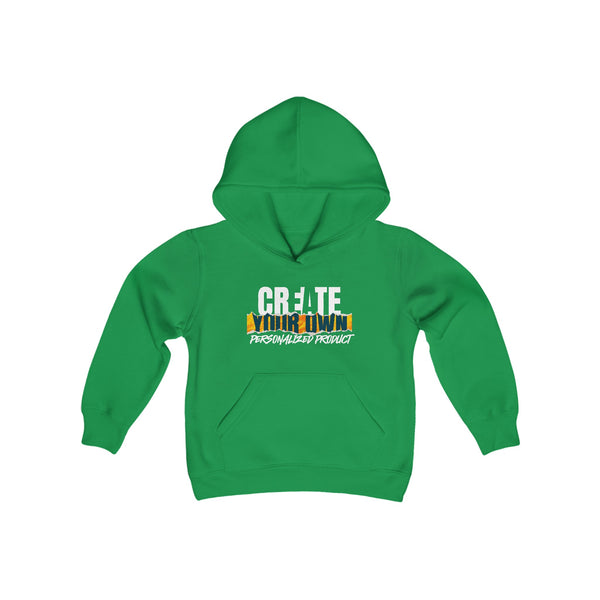 CREATE WITH MELANIE ROSE Youth Heavy Blend Hooded Sweatshirt, Custom hoodie, personalized hoodie