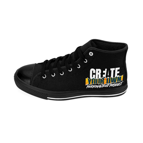 CREATE WITH MELANIE ROSE Men's Classic Sneakers, csutom shoes, personalized shoes, personalized sneakers
