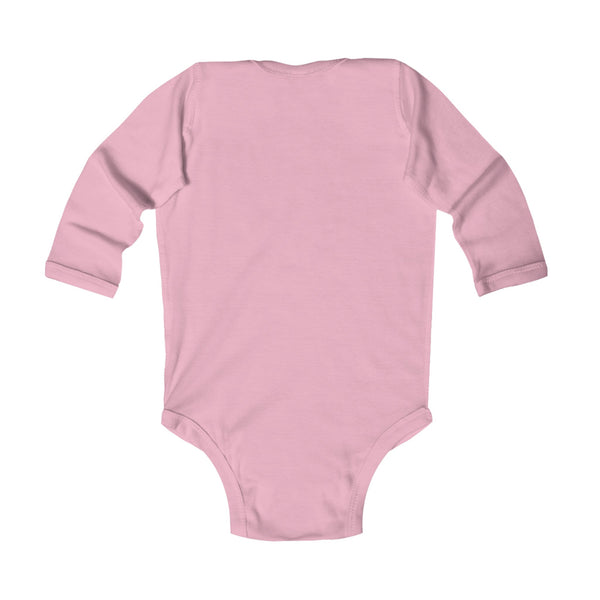 CREATE WITH MELANIE ROSE Infant Long Sleeve Bodysuit, custom onesie, personalized onesie