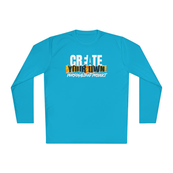 CREATE WITH MELANIE ROSE Unisex Lightweight Long Sleeve Tee, custom tee, personalized tee, custom t-shirt, personalized t-shirt
