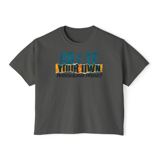 CREATE WITH MELANIE ROSE Women's Boxy Tee