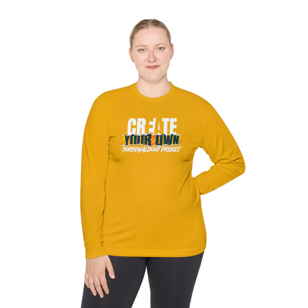CREATE WITH MELANIE ROSE Unisex Lightweight Long Sleeve Tee, custom tee, personalized tee, custom t-shirt, personalized t-shirt