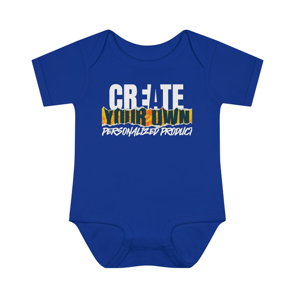 CREATE WITH MELANIE ROSE Infant Baby Rib Bodysuit, custom onesie, personalized onesie, custom baby, personalized baby